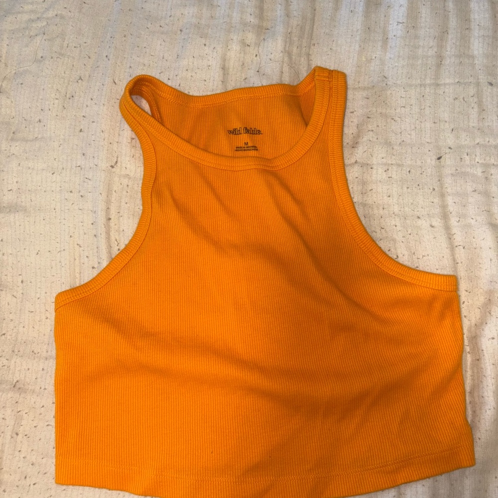 Wild Fable Vibrant Orange Tank Top